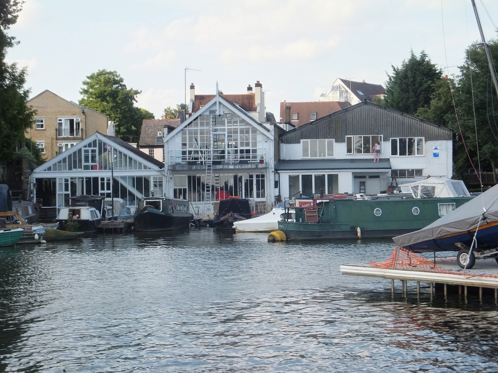 and Millie makes three Constables Boatyard, Hampton (River Thames) Friday 25th July