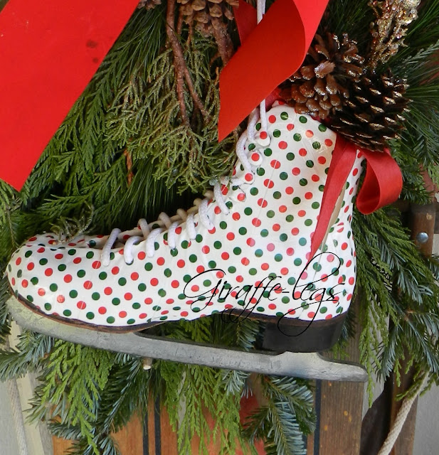 Giraffe Legs Duck tape ice skates