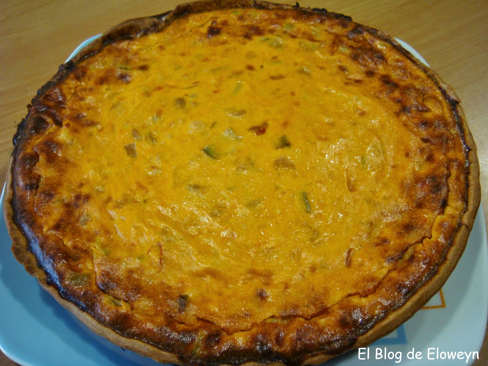 Quiche De Pisto, Atún Y Queso
