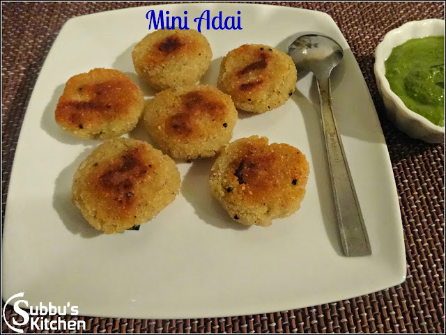Mini Adai Mini Adai