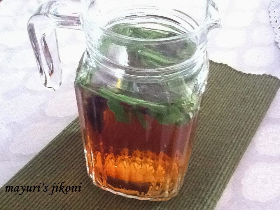 Mayuri's Jikoni 341. lemongrass and mint iced tea