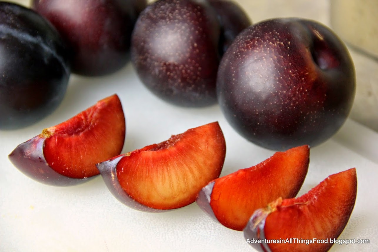 Adventures in all things food Plums Spiced Plum Wontons with