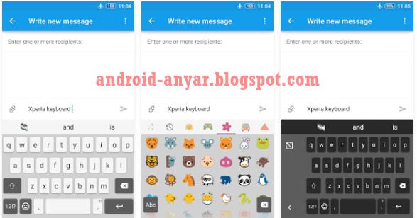 Tutorial Memasang Aplikasi Xperia Keyboard di Android Apa Saja Tanpa Root
