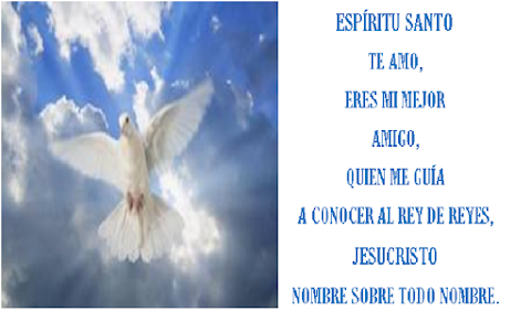 TE AMO ESPIRITU SANTO