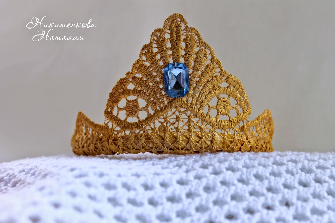 Корона для девочки корона, Эльза, Холодное сердце, корона из кружева
