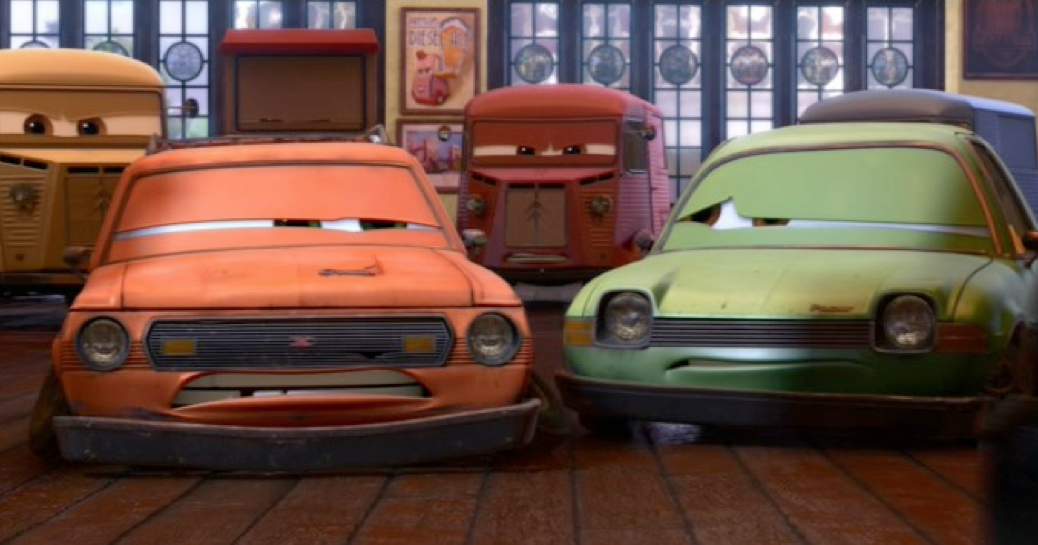 Dan the Pixar Fan Cars 2 Grem and Acer &quot;In Trouble&quot; 2Pack