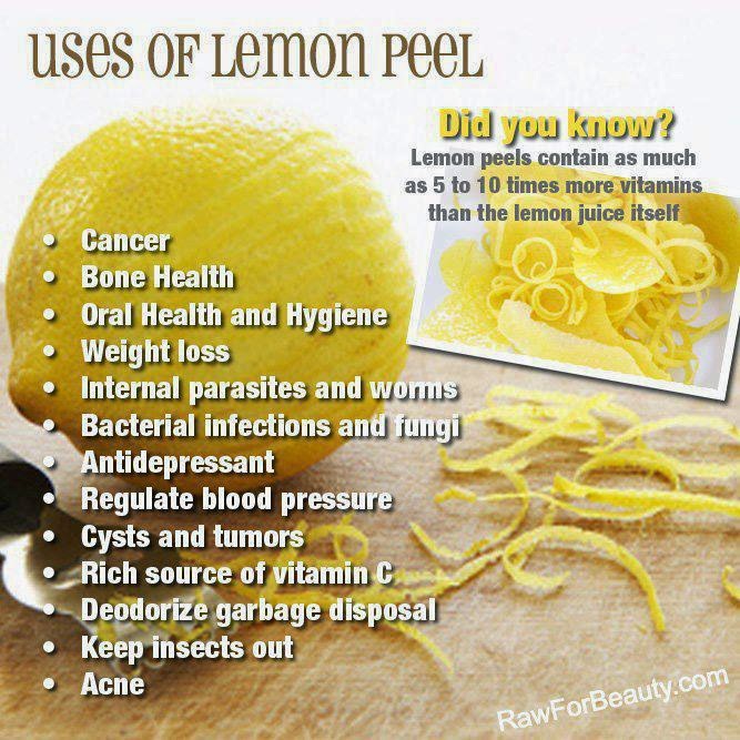 Health & nutrition tips Uses of lemon peel