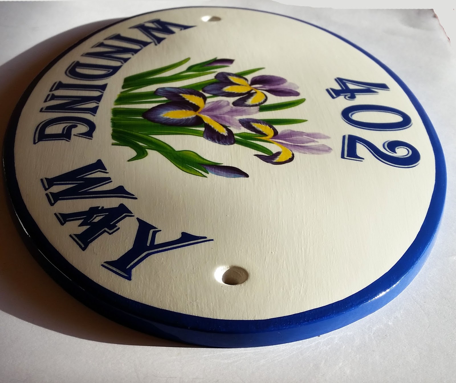 Hand Painted House Signs by Ceramic Art Traditional Hand Painted House Signs, Plaques