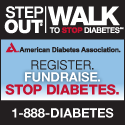 I'm walking to stop diabetes!
