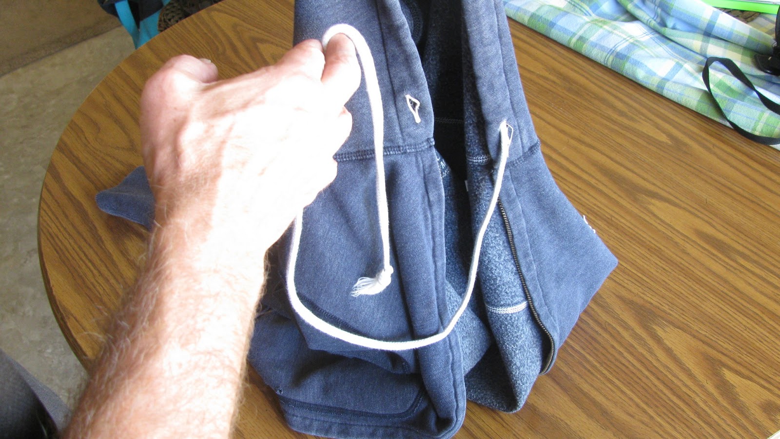 The Original Mechanic How do you put a drawstring back in a hoodie?