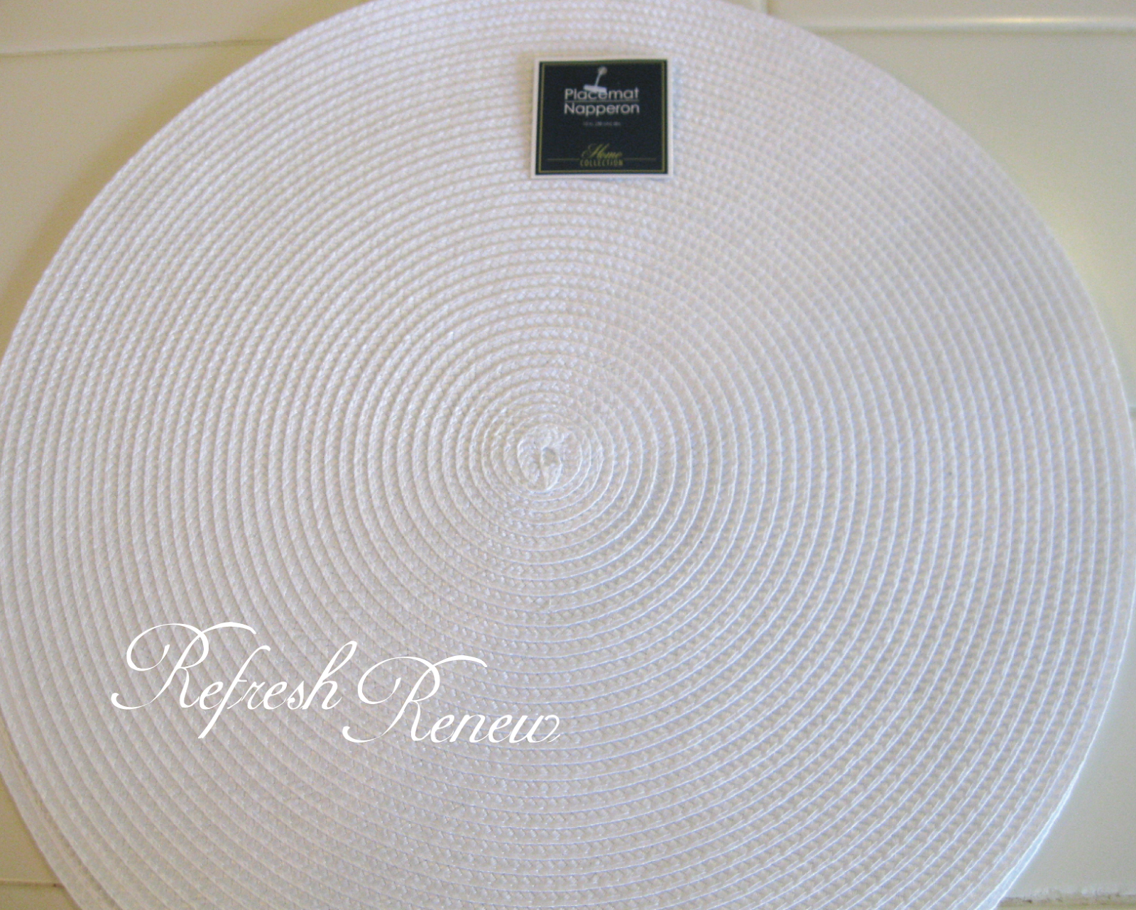 Refresh Renew Numbered Placemat Project HowTo