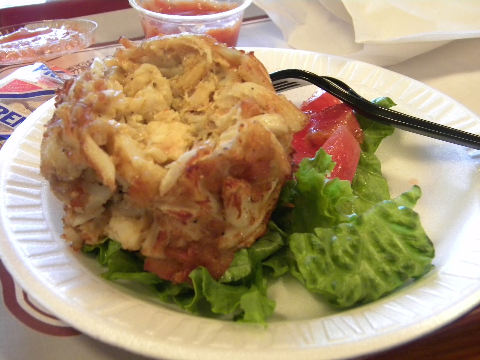 Food Fun Mmm..A Real Maryland Crab Cake! Bossa Nova Style