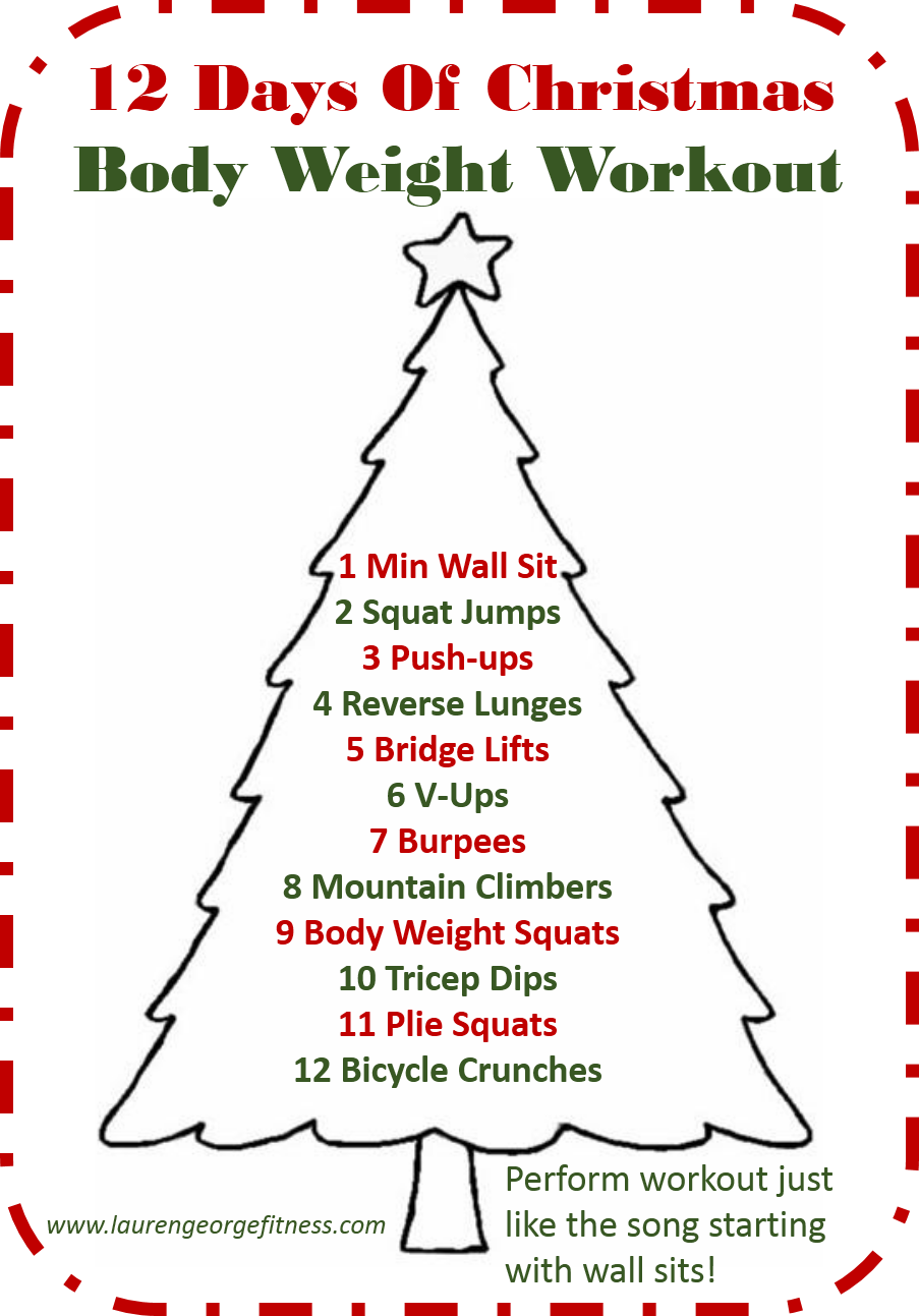 Workout Wednesday Christmas Eve Edition! Fun, Fit and