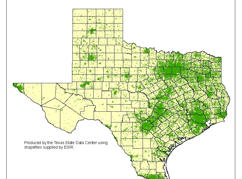 Map Analysis Map Catalogs Thematic Maps Population Densities of Texas