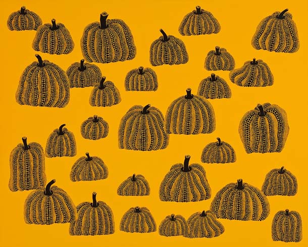 Yayoi Kusama's Pumpkin: dot to dot veggie or metaphor for