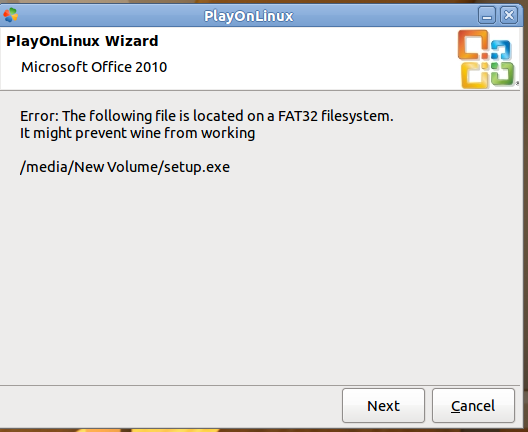 activation office 2010 playonlinux