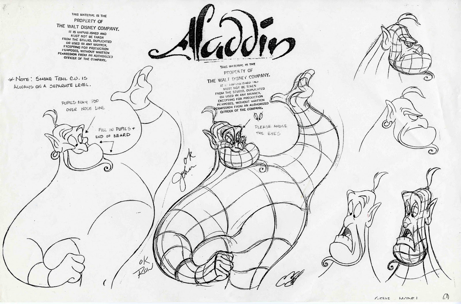 Cartoon Concept Design Character design notes, MODEL