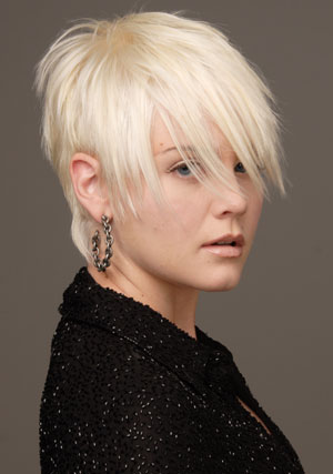 New Punk Hairstyle Short Blonde Hairstyle Trendy