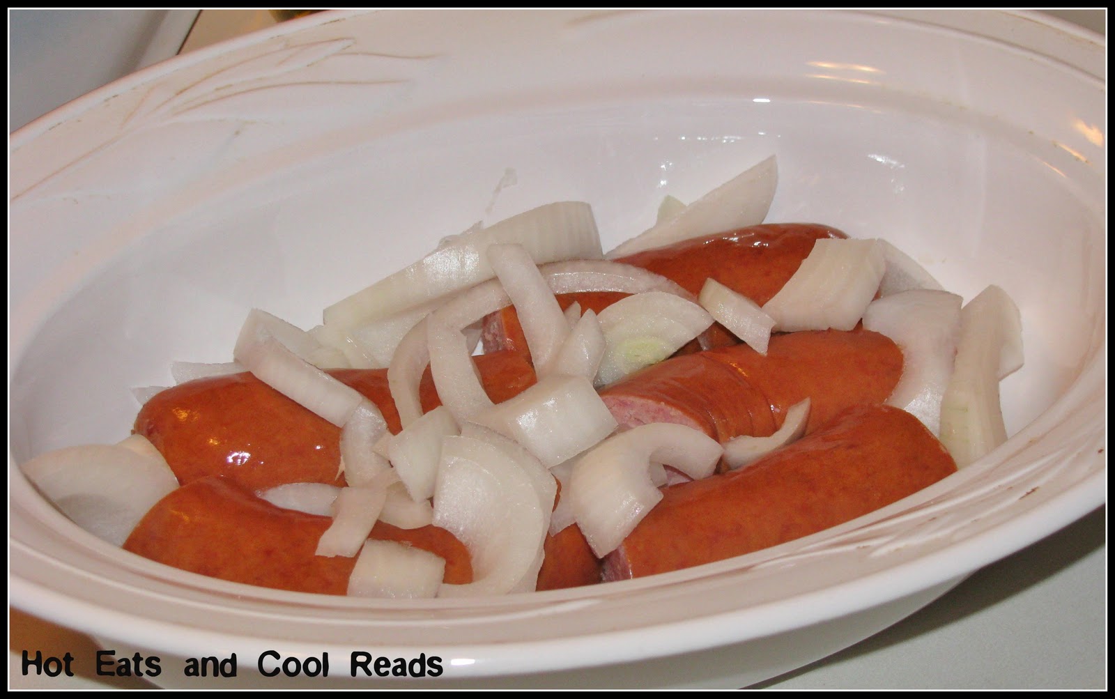 Hot Eats and Cool Reads Beer and Brown Sugar Sausage & Sauerkraut Recipe