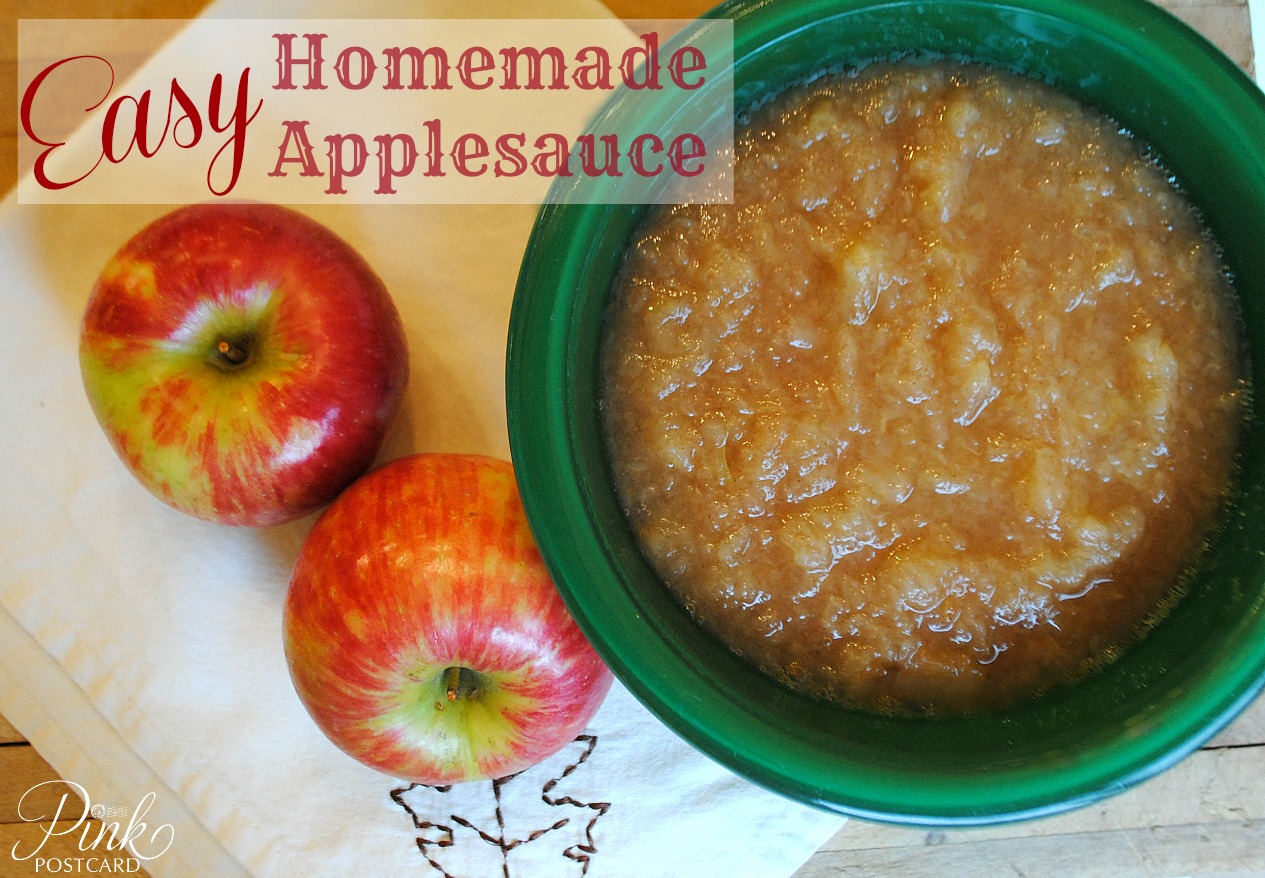 easy homemade applesauce Noble Vintage