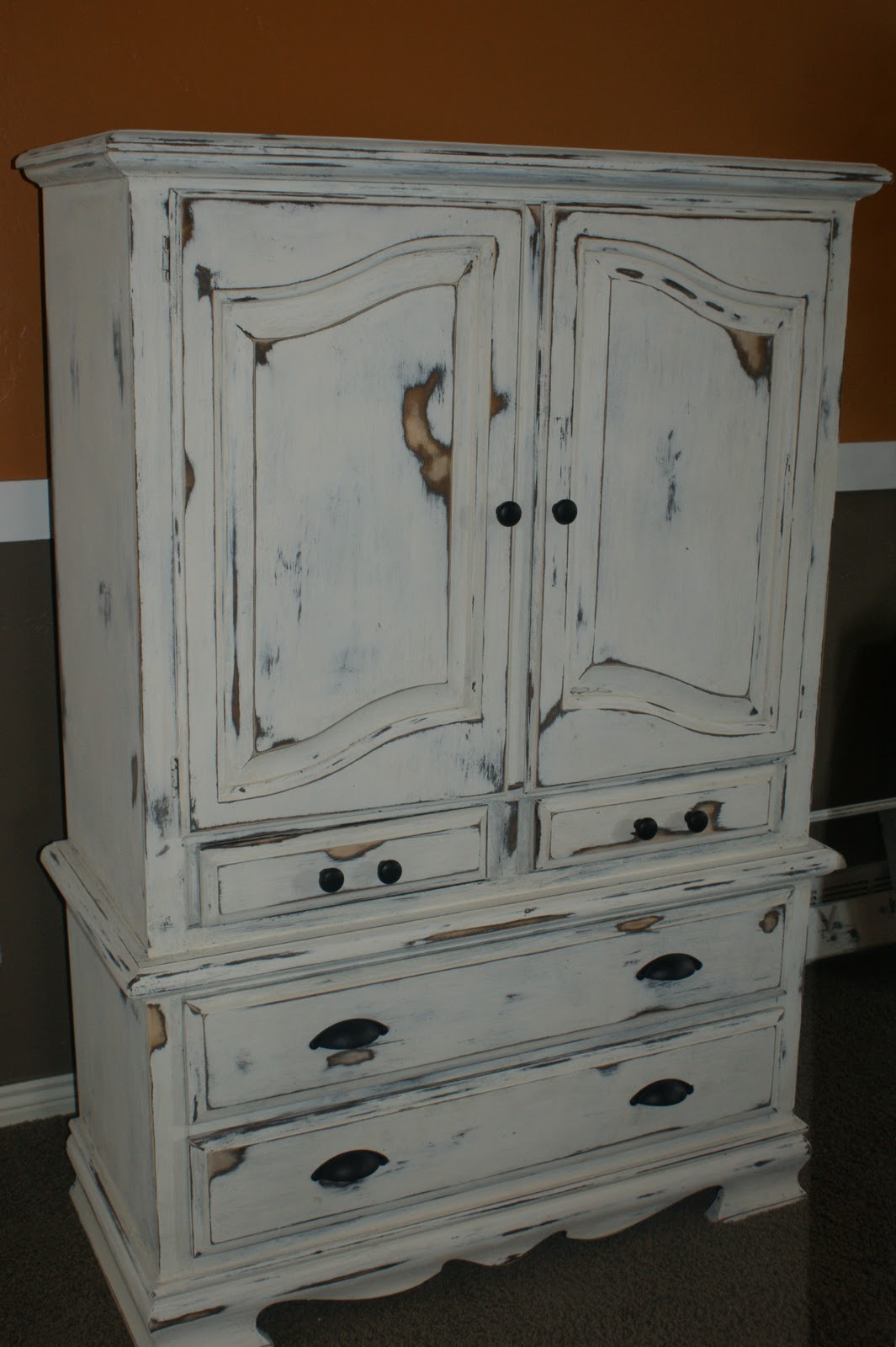A Little Chic Shabby Chic Armoire