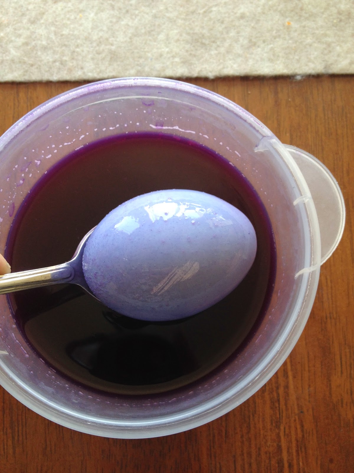 Hands to work, Hearts to God Easter Egg Experiments and Red Cabbage Dye