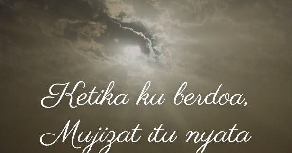 Ketika Ku Berdoa Mujizat itu Nyata ~ Teesalonika Card