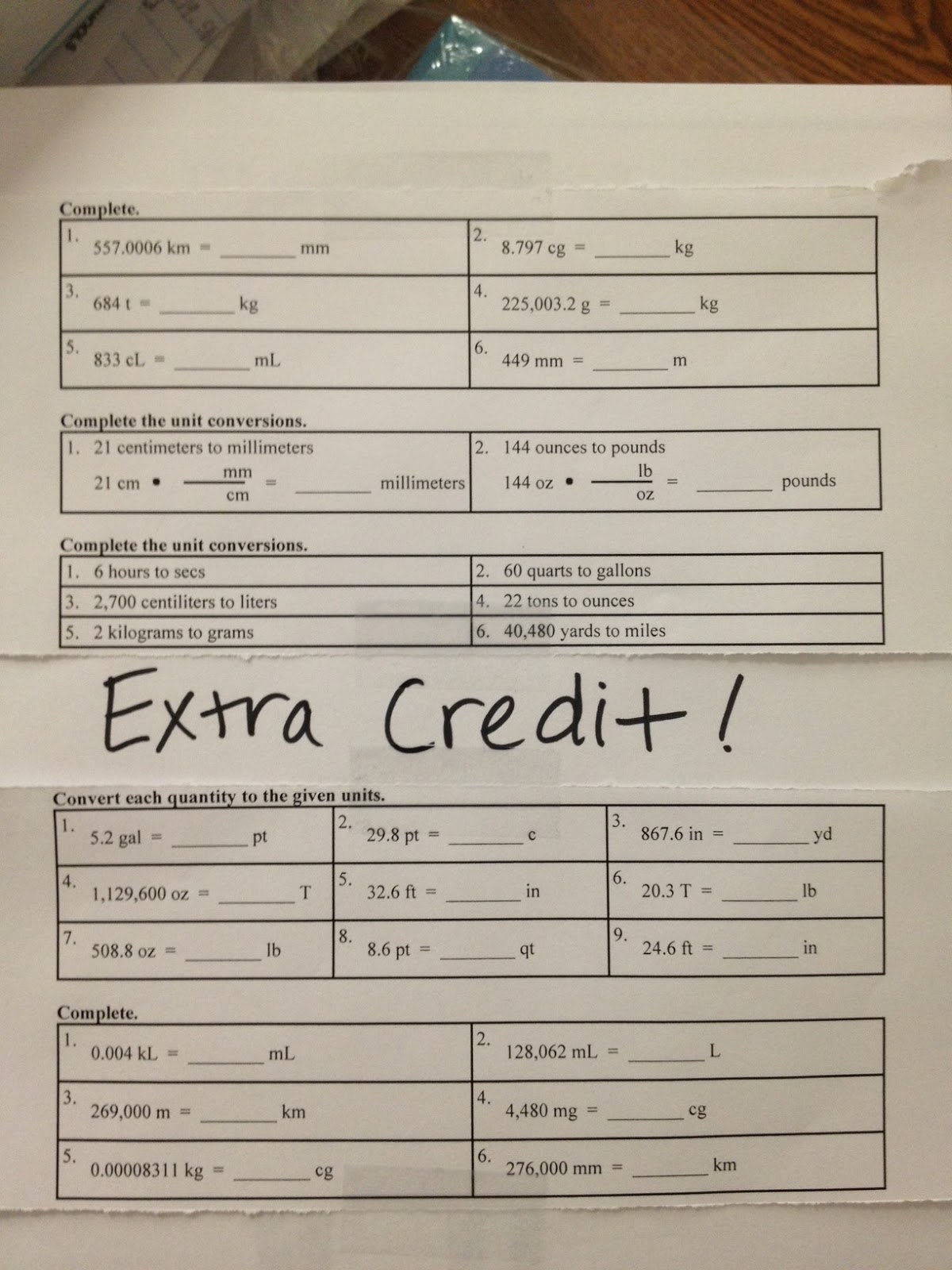 Earth science extra credit picture