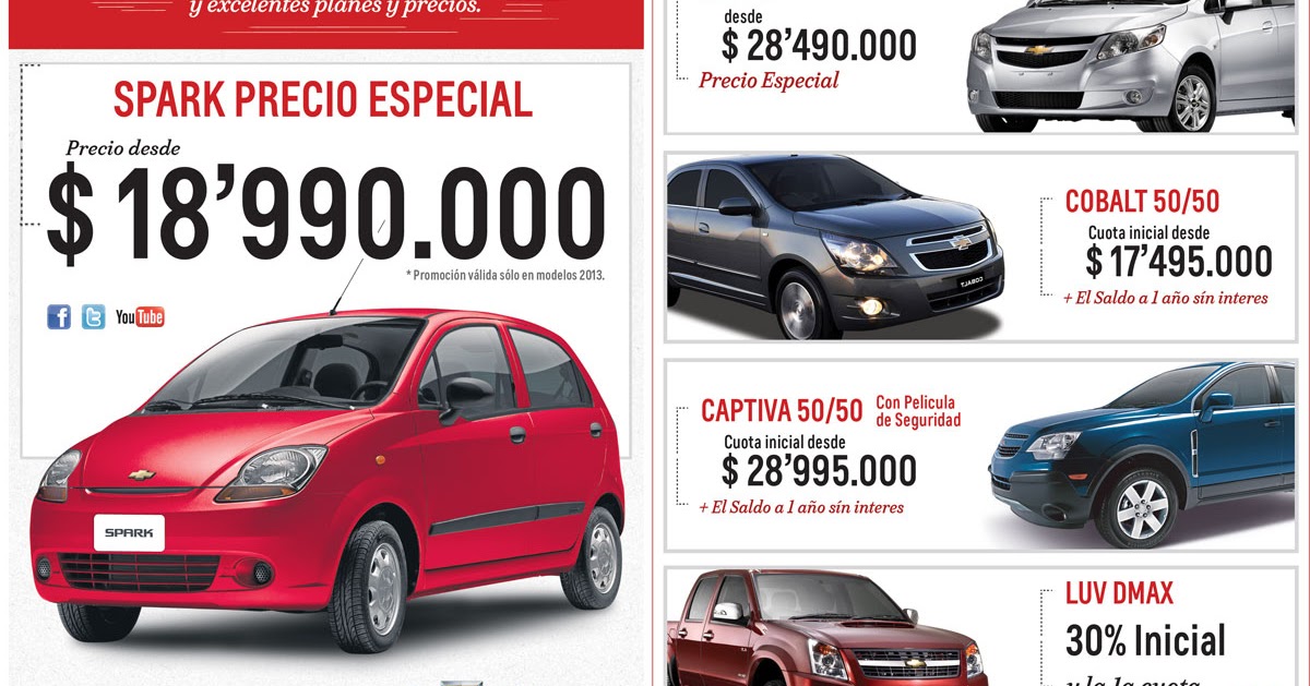 Spark Precio Especial Chevrolet Cali Yanaconas Motor Concesionario