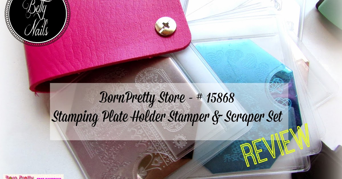 Betty Nails Born Pretty Store Stamping Plate Holder Review