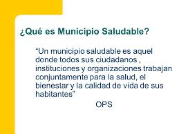 Municipio Saludable