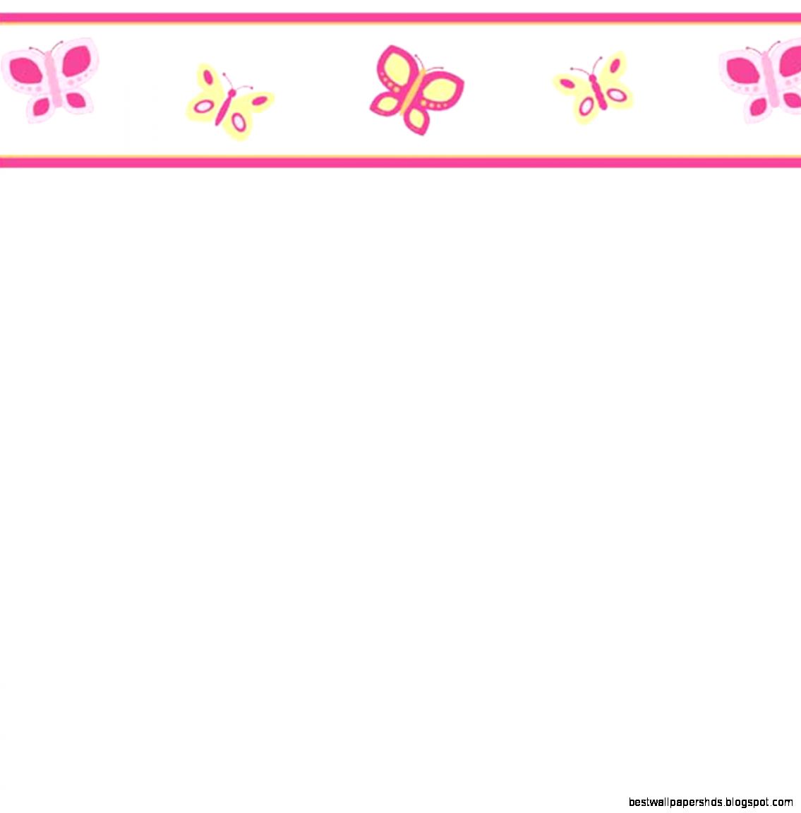 Orange and Pink Butterfly Wall Paper Border by Sweet Jojo Designs Orange and Pink Butterfly Wall Paper Border by Sweet Jojo Designs