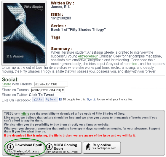 Another choice to download free EPUB eBooks eBook Converter