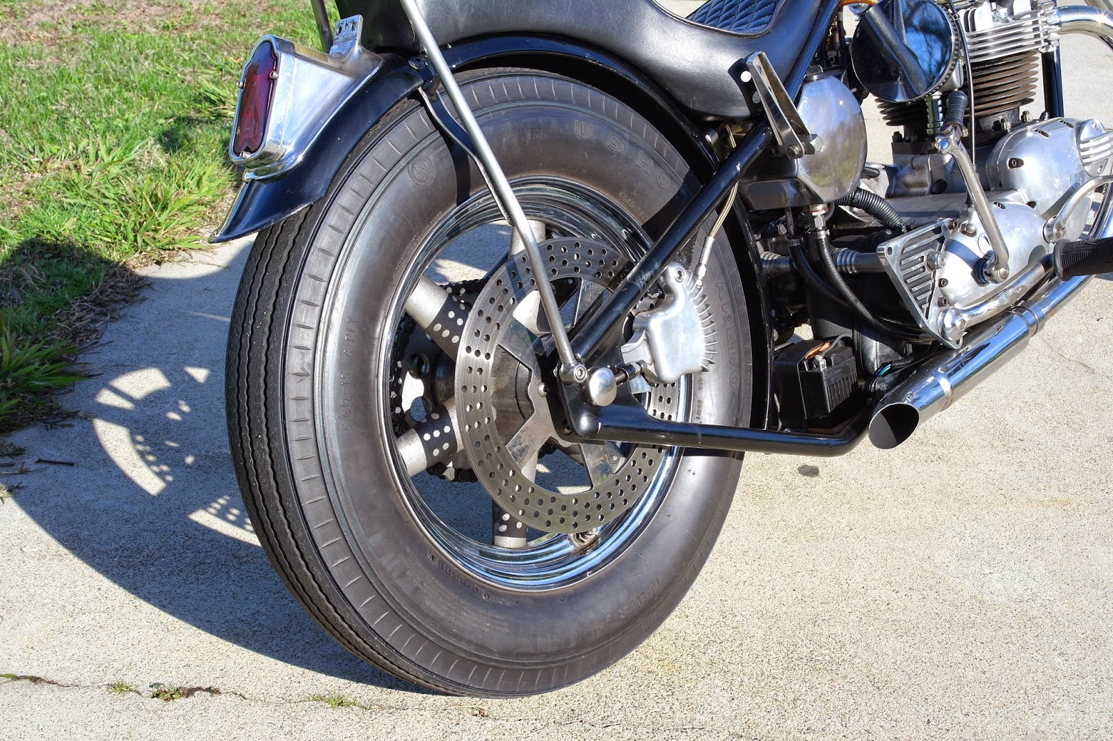 1969 triumph bonneville chopper
