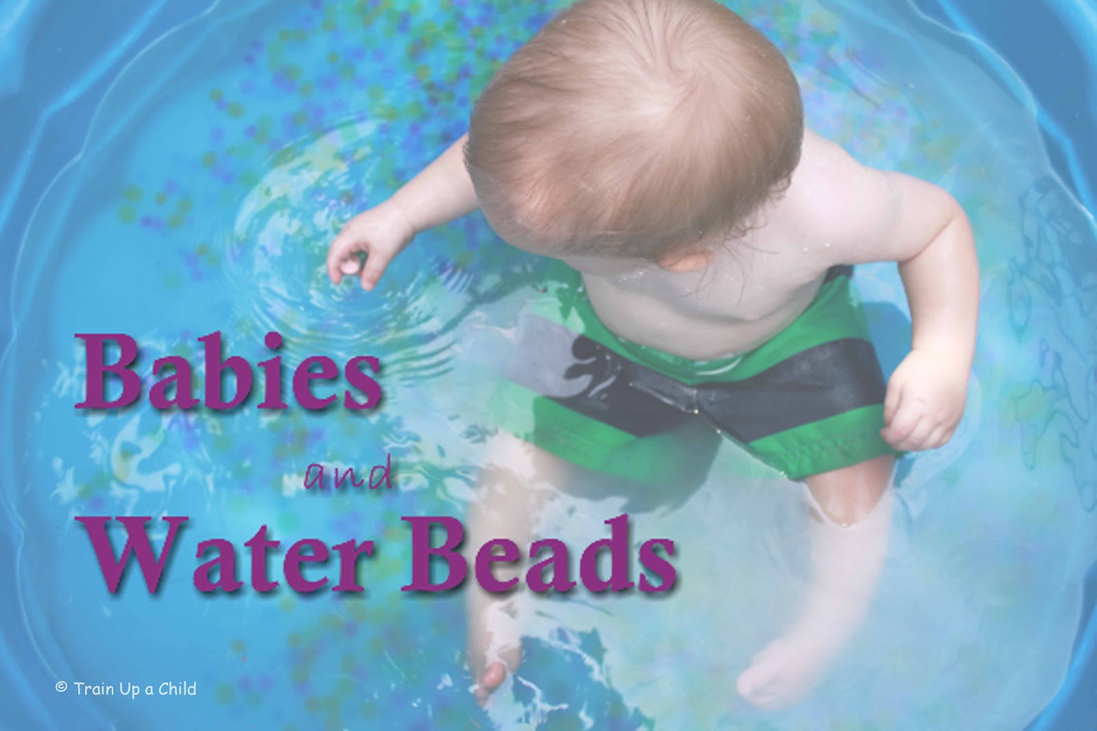 Water Beads and Pool Play for Babies Learn Play Imagine