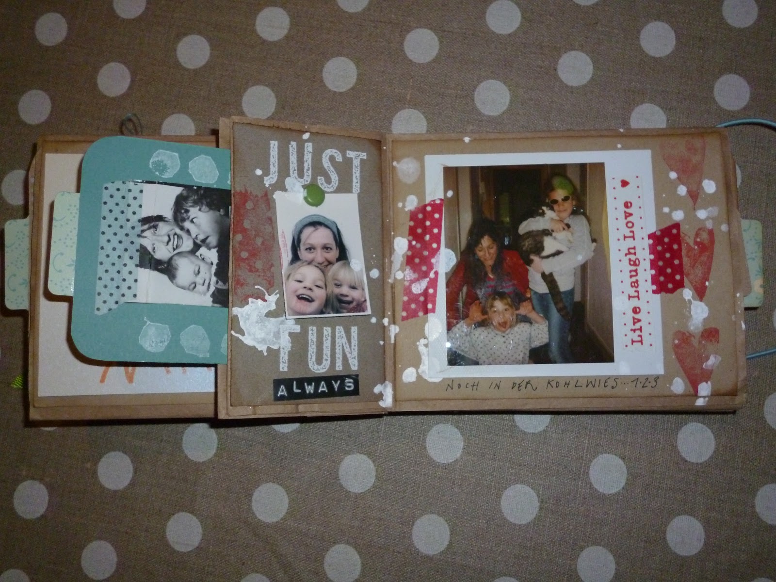 L Art Qui Rit Eine Aus Den Fingerkuppen Entwischte Fantasiewelt Mini Fotoalbum Workshop