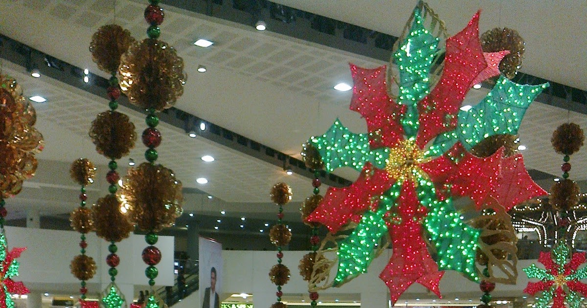Scant Christmas Decorations in Shopping Malls Filipino Sojourner