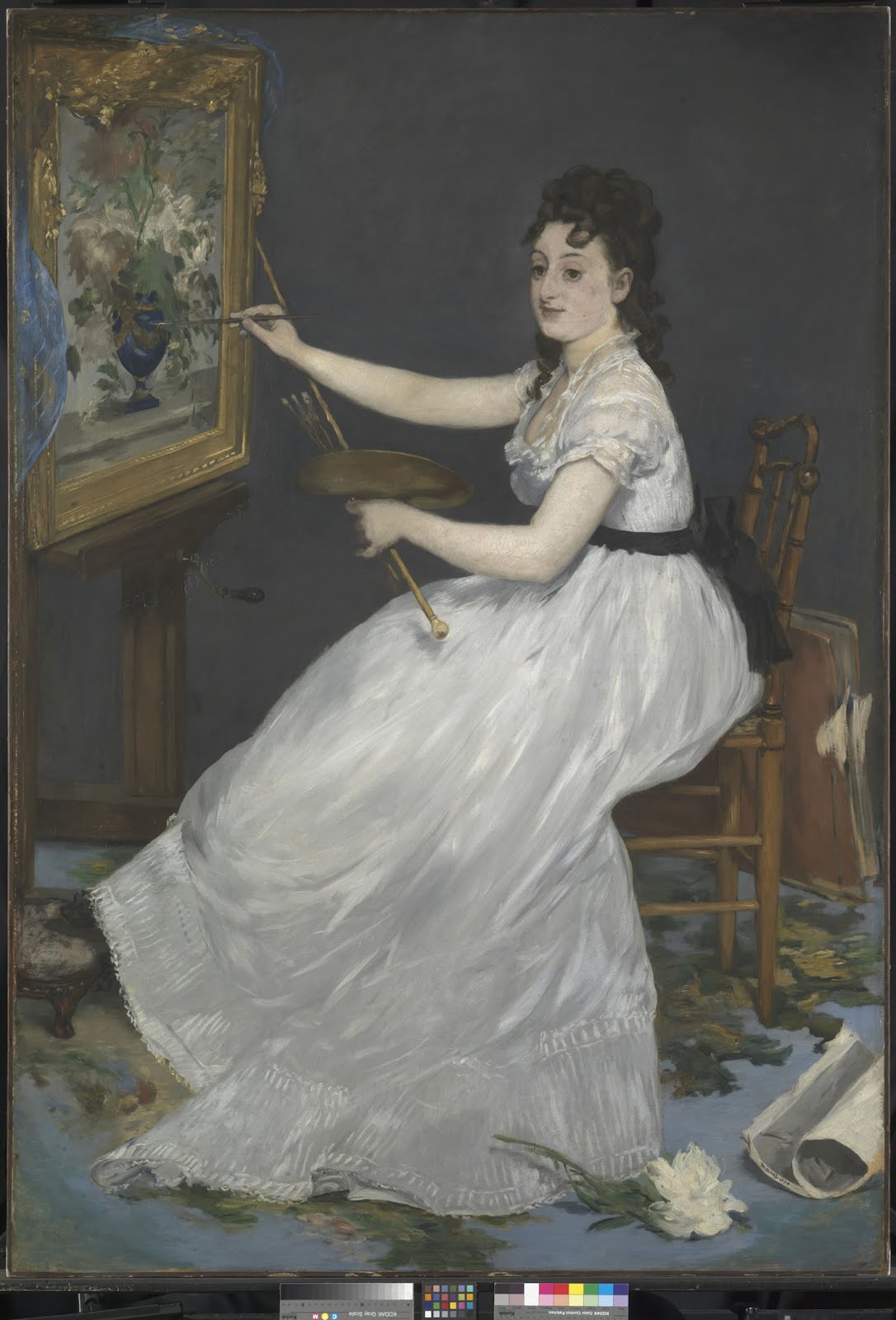 Manet、FEMME A L'EPINGLE D'OR、海外版超希少レゾネ File:Edouard Manet - A Amazona (Marie Lefébure).jpg - Wikimedia