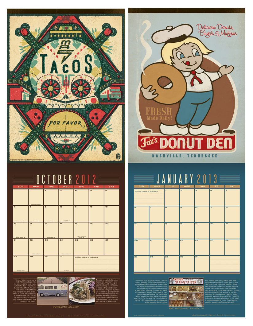 Anderson Design Group Blog Tasty NEW 2012 Music City Wall Calendar!