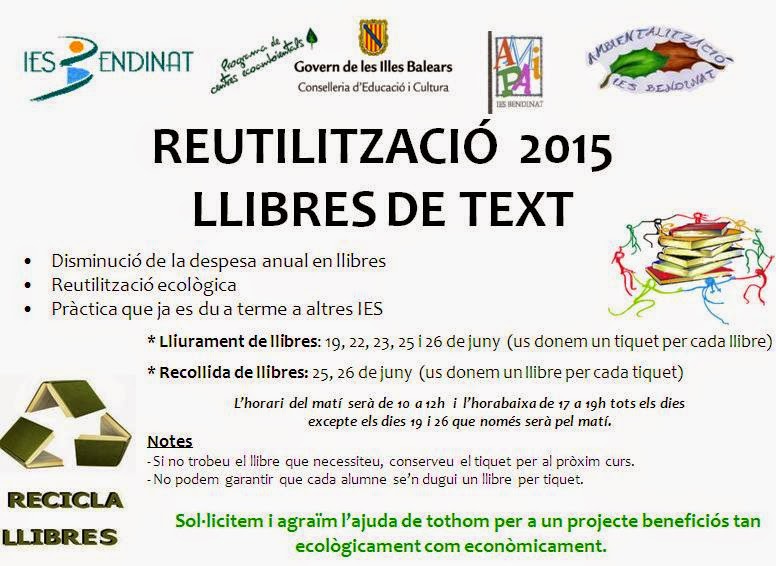 REUTILITZACIÓ LLIBRES 2016