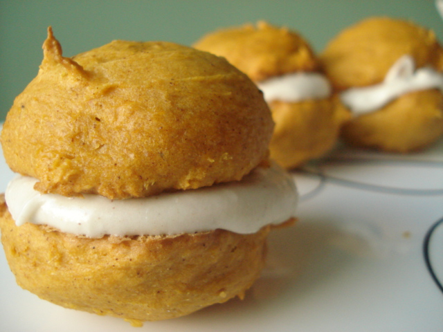 Baked from a Box Pumpkin Whoopie Pies and Mini Cakes
