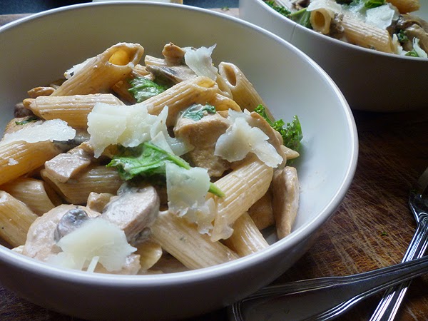 Creamy Chicken and Mushroom Pasta Recipe