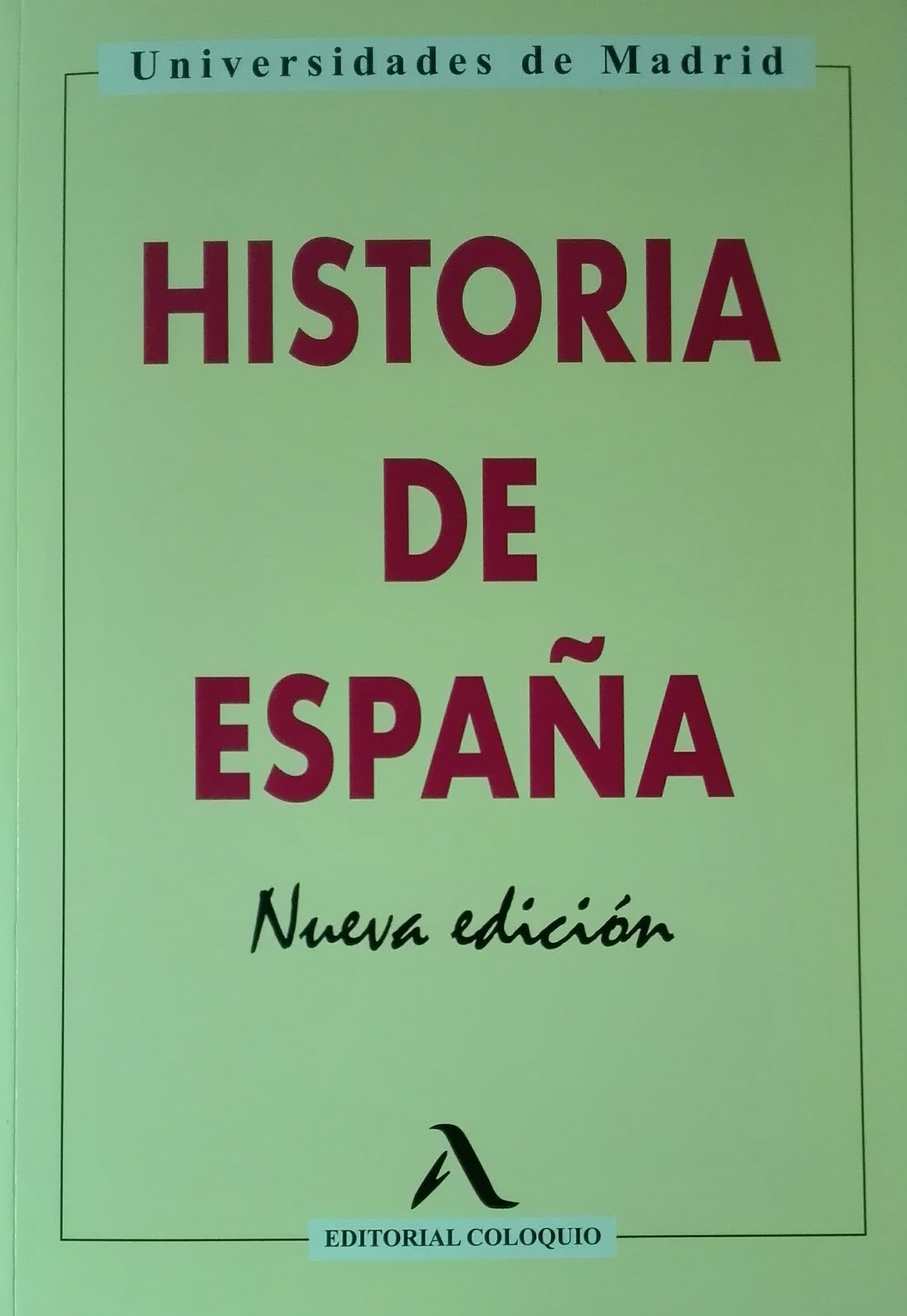 Obra del bloguero. Coautor. Libro de texto. Historia de España, Nueva edición, 2018