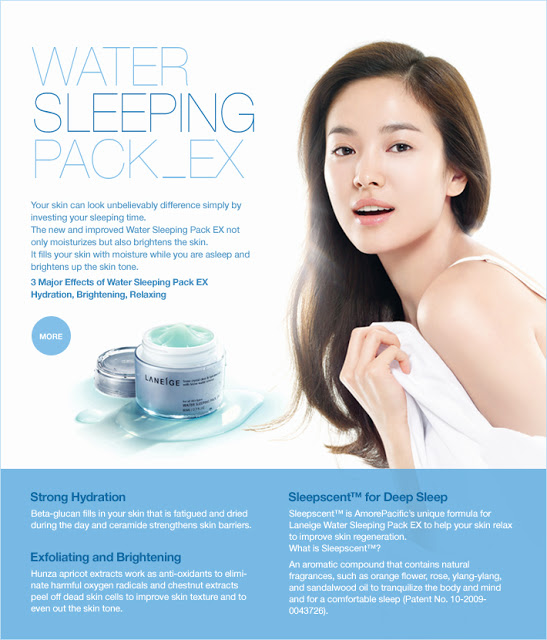 THE CANADIAN PRINCEZA Laneige Water Sleeping Pack EX Mask
