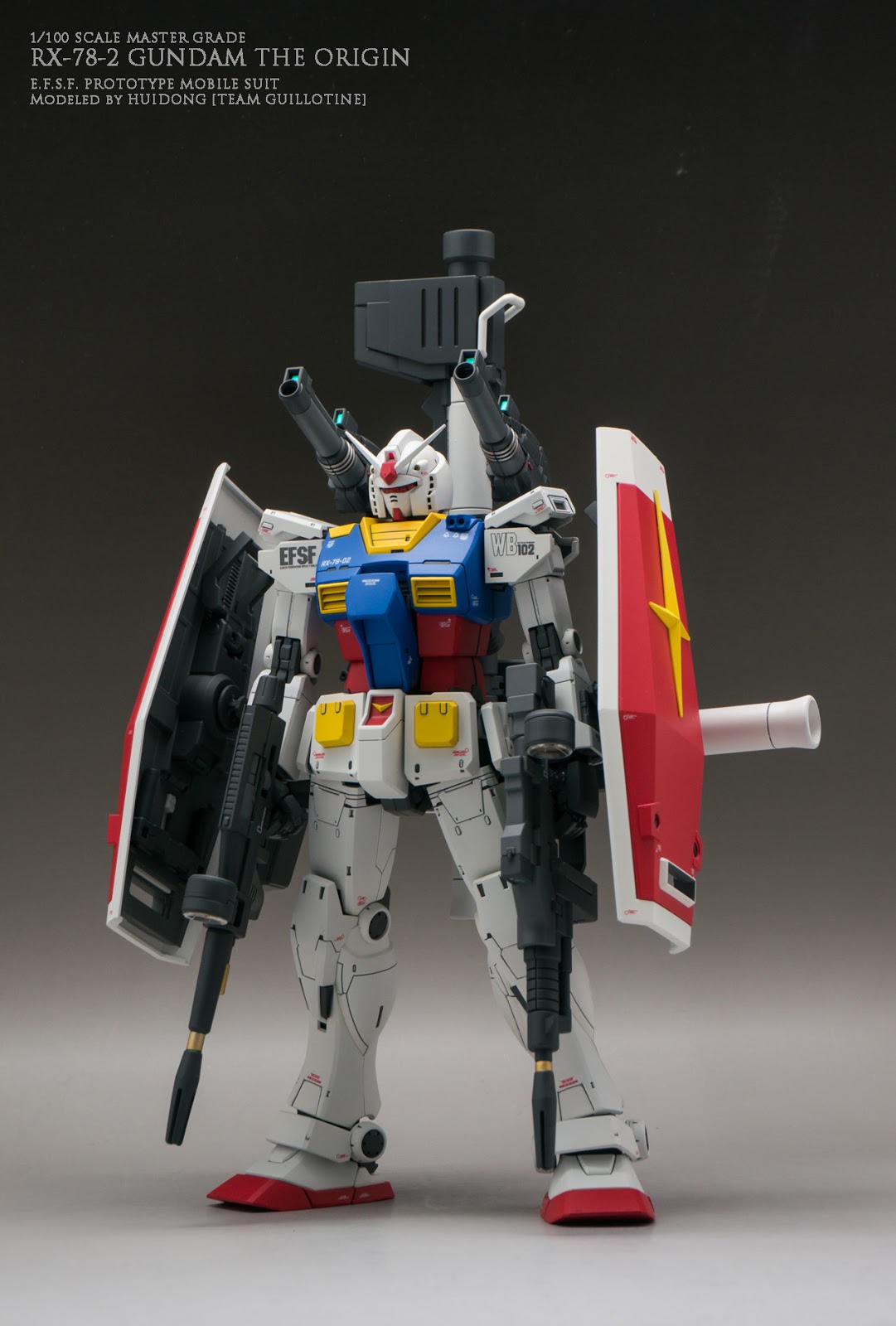 GUNDAM GUY MG 1/100 RX781 Gundam [The ORIGIN] Customized Build