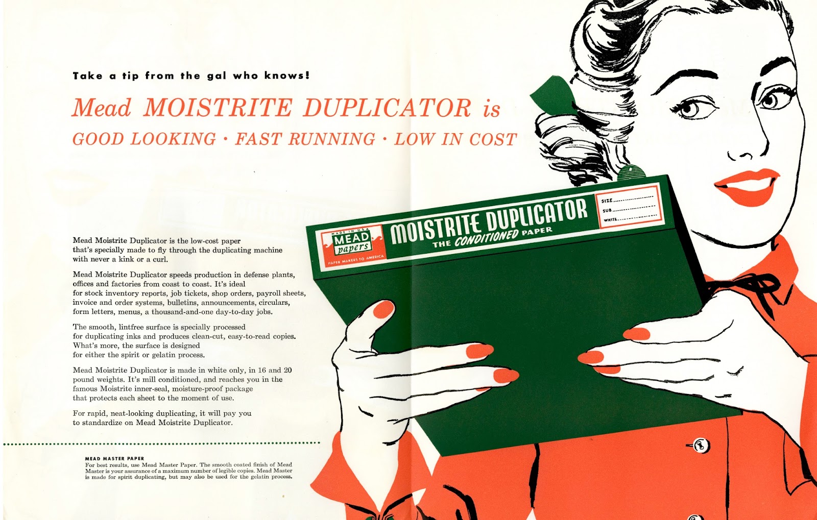 California Historical Society Type Tuesday Mead Paper advertisements