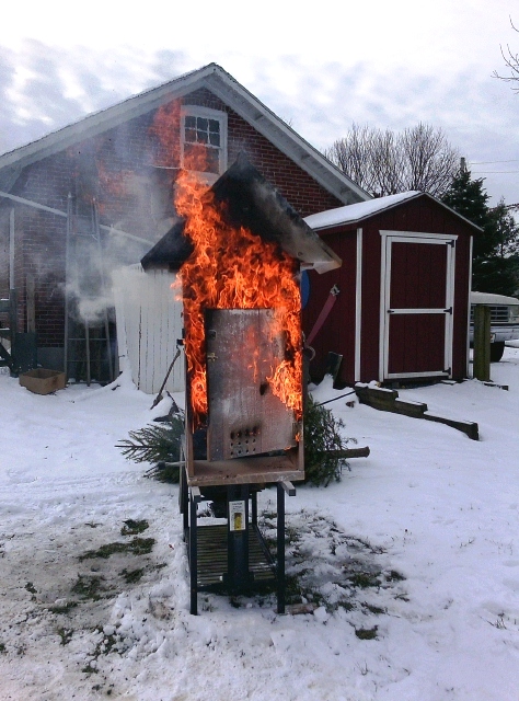 i guess it was a little foolish to run such a short pipe into the smokehouse or to build it out of wood anyway you would want to modify slightly - Meat Smokehouse Plans i guess it was a little foolish to run such a short pipe into the smokehouse or to build it out of wood anyway you would want to modify slightly - Meat Smokehouse Plans