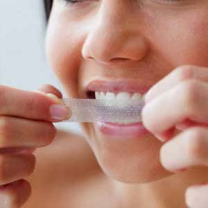 bandes de blanchiment des dents