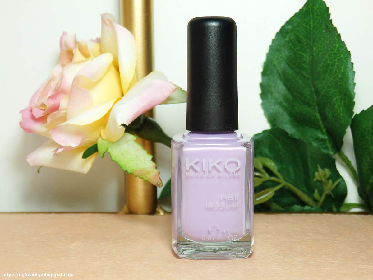 Review Kiko Nail Lacquer (526 Mint, 330 Lilac) Adjusting Beauty