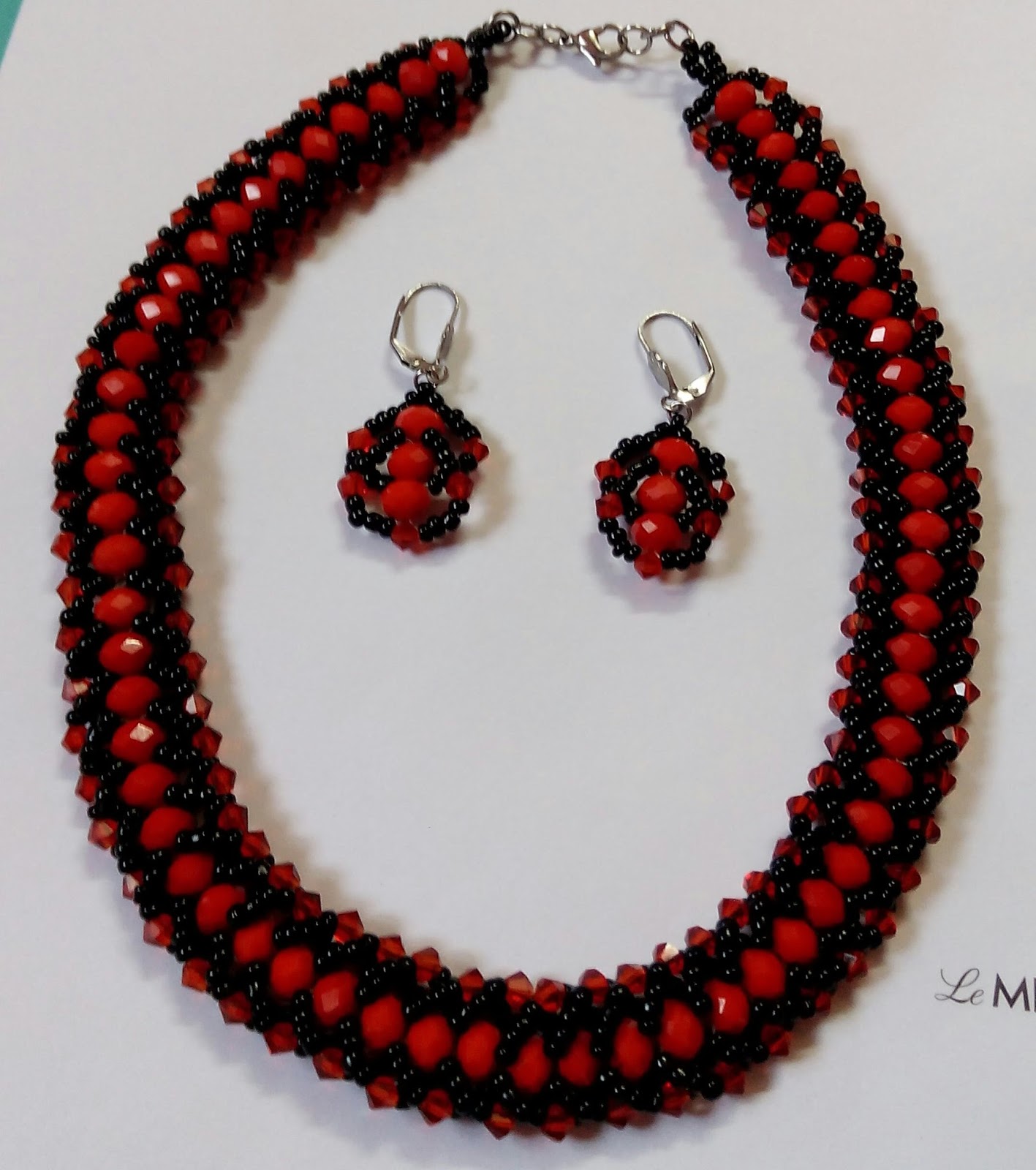 Beadination Flat Spiral Beaded Necklace Tutorial